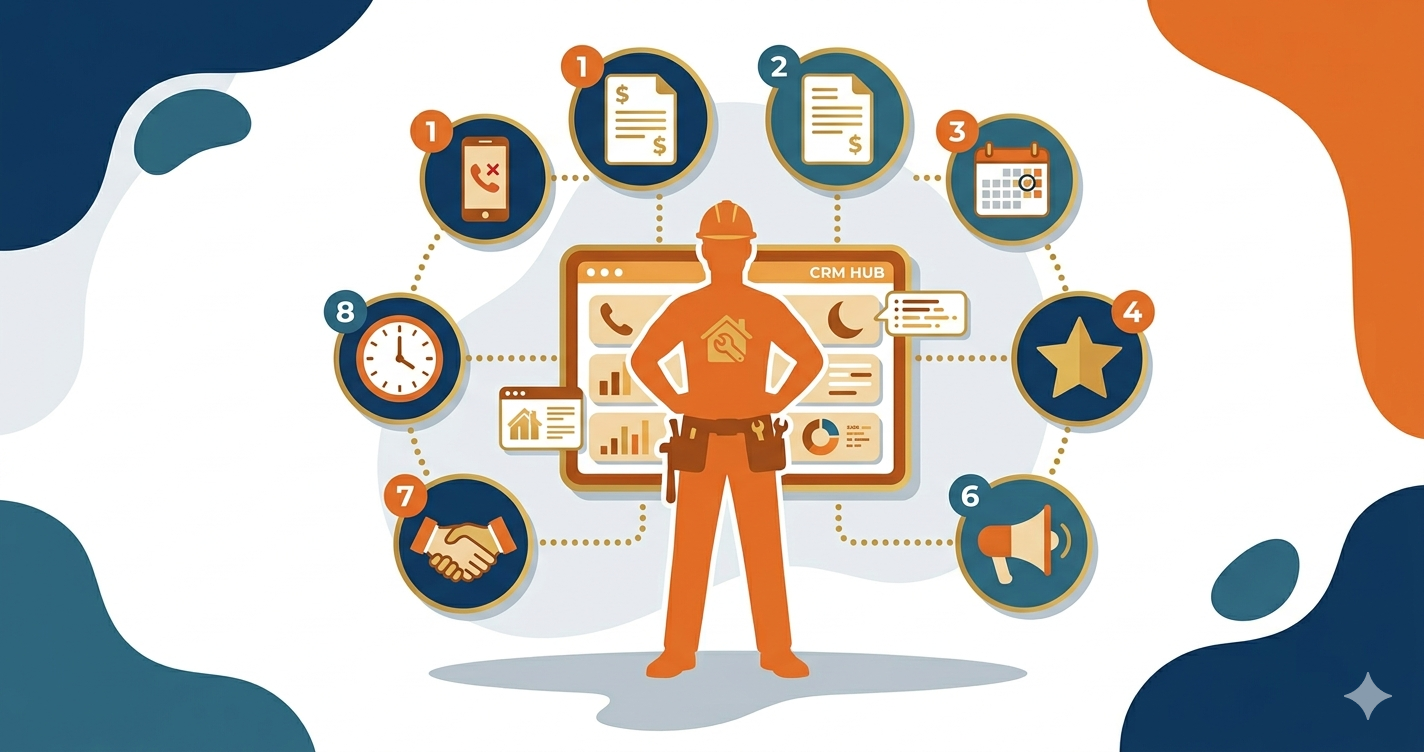 CRM automations for contractors