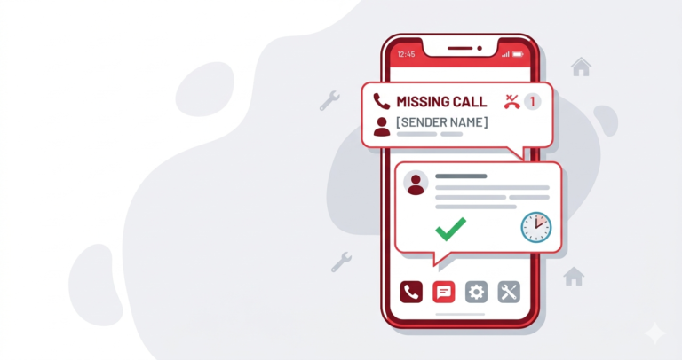 CRM missed call automation