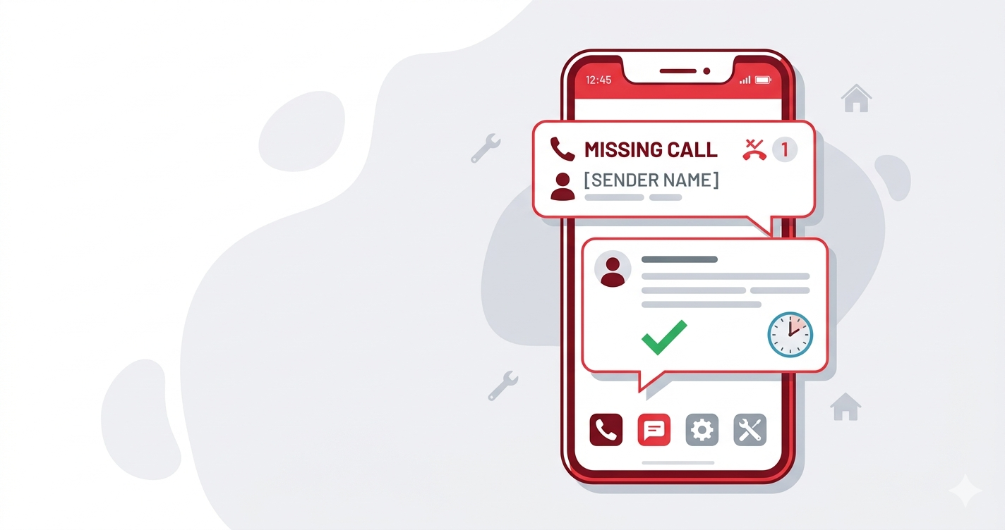 CRM missed call automation