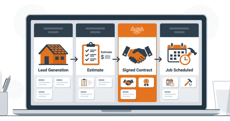 roofing sales pipeline management