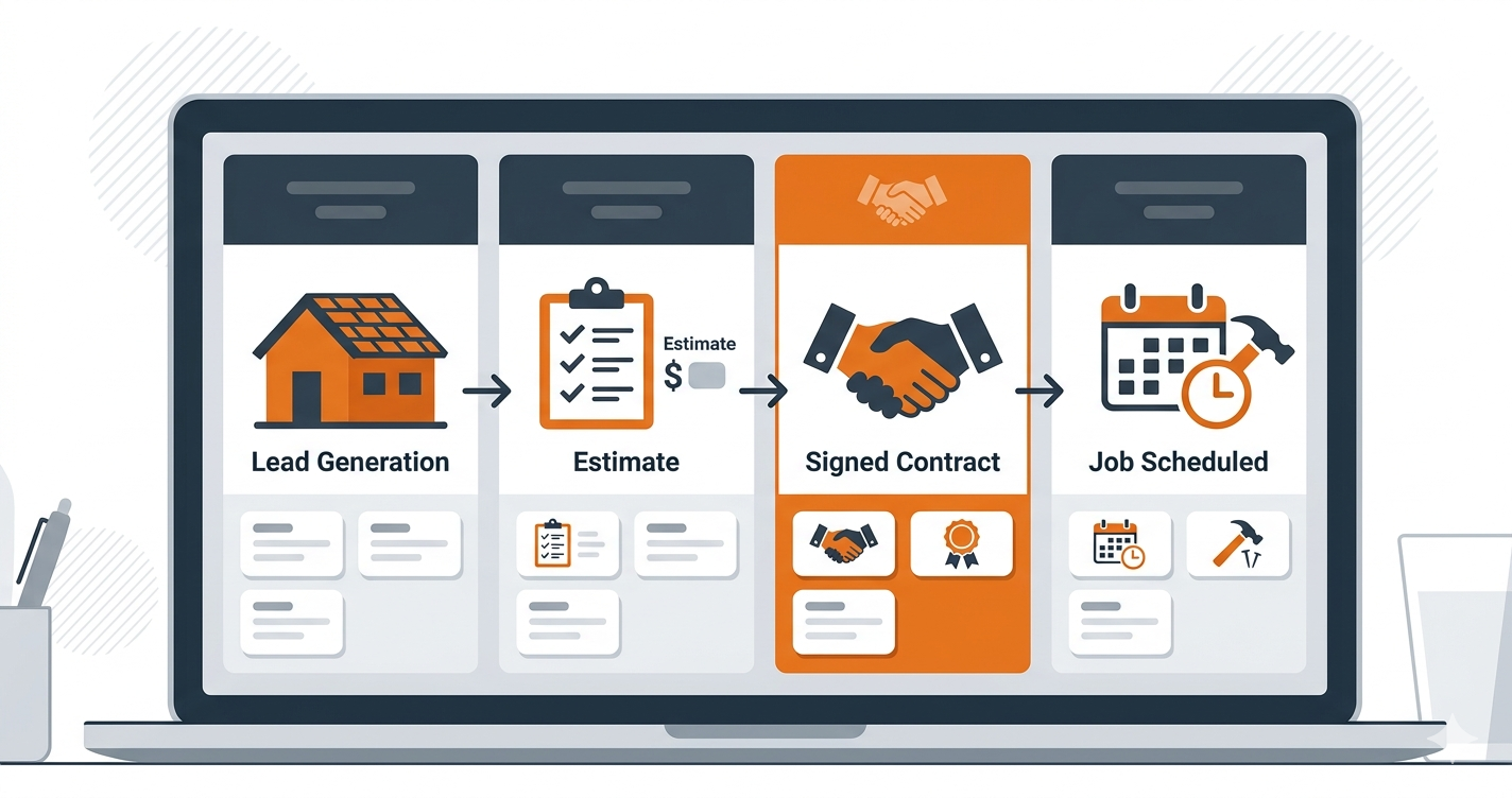 roofing sales pipeline management