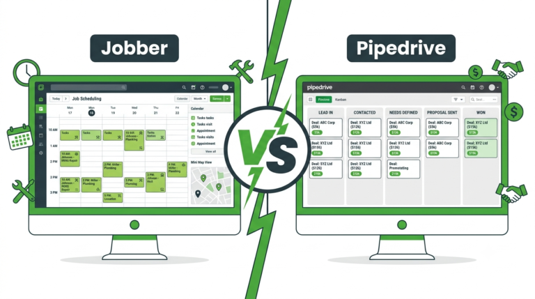 Jobber vs Pipedrive for Service Businesses